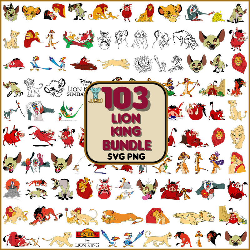 Lion King Bundle Svg 2 0