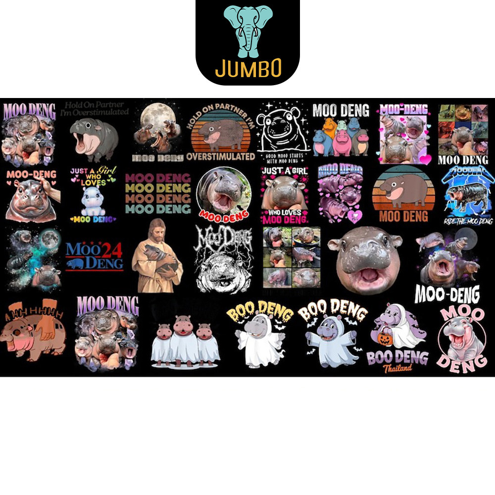 Moo Deng Png Bundle 0