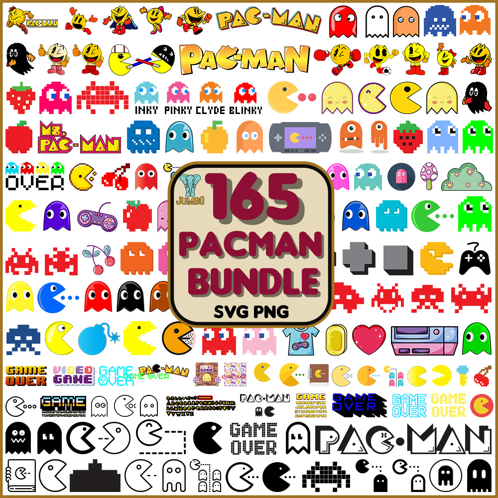 Pacman Bundle Svg 0