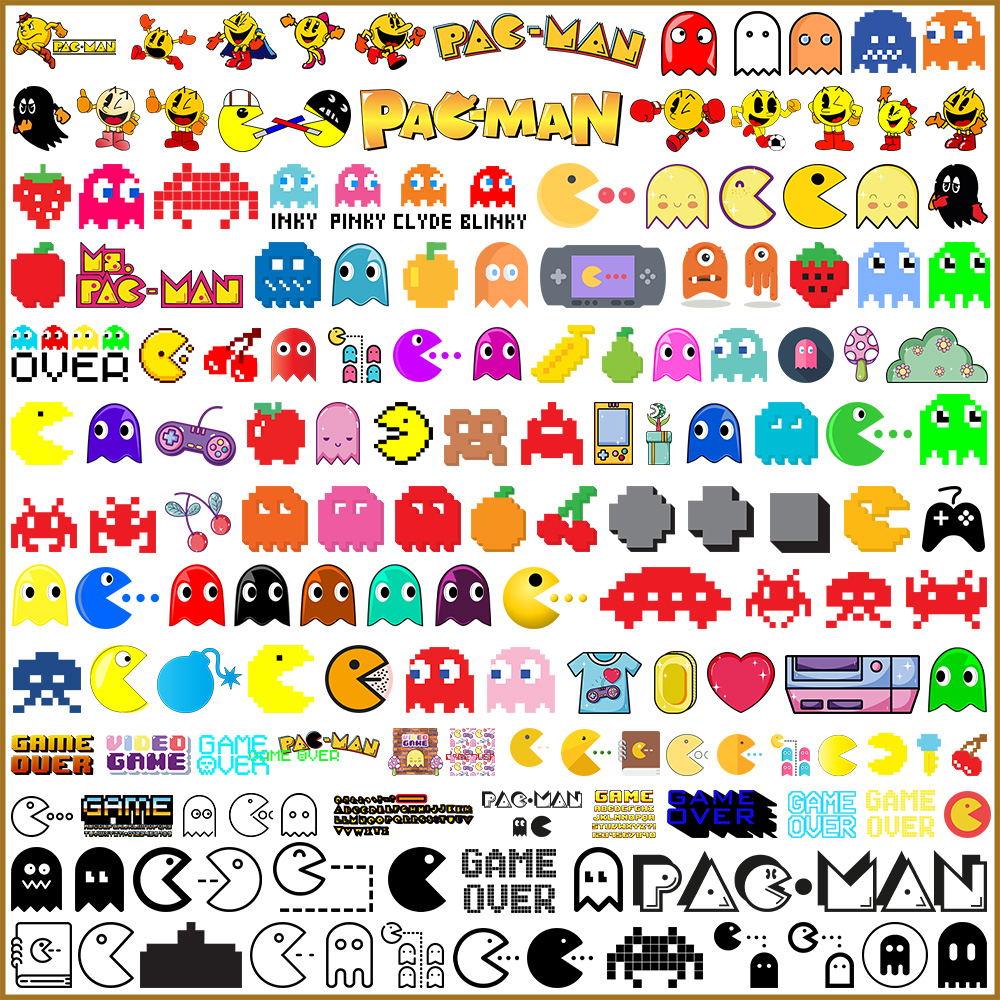 Pacman Bundle Svg 1
