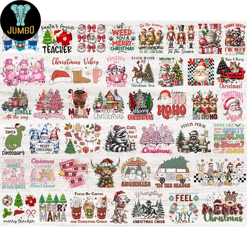 Retro Christmas Bundle Png 2 0