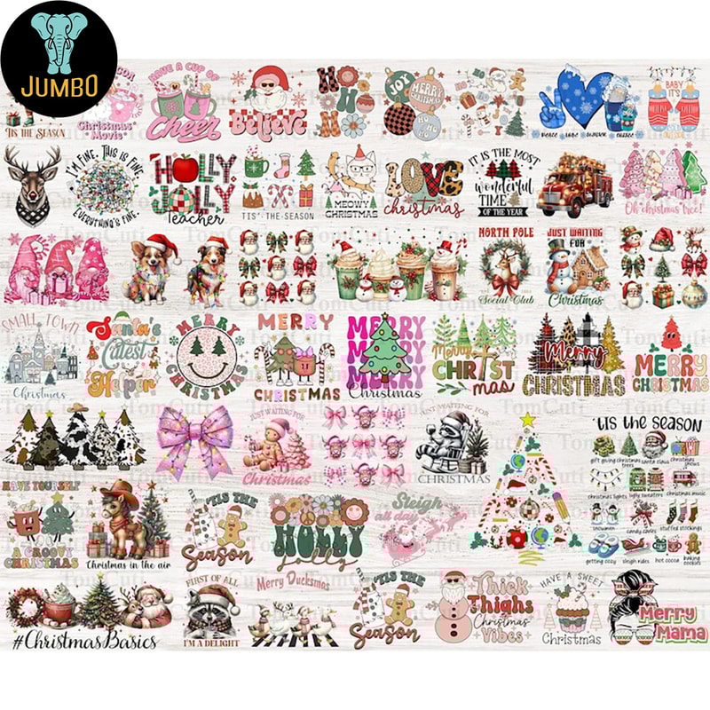 Retro Christmas Bundle Png 2 1