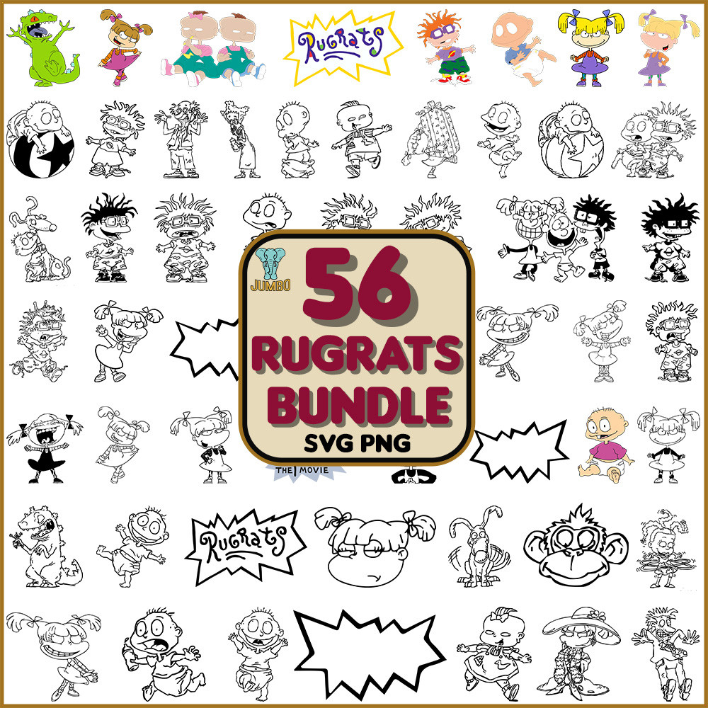 Rugrats Bundle Svg 0