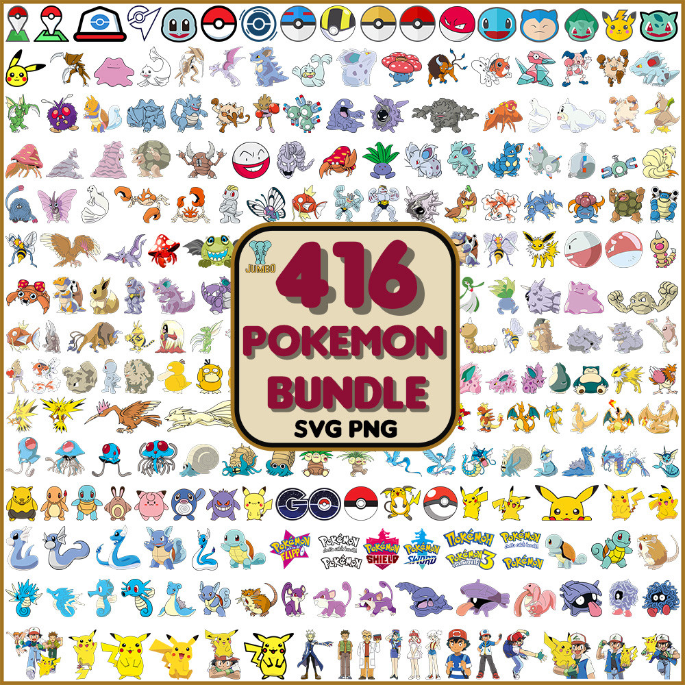 Pokemon Bundle Svg 2 0