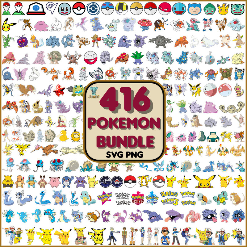 Pokemon Bundle Svg 2 0