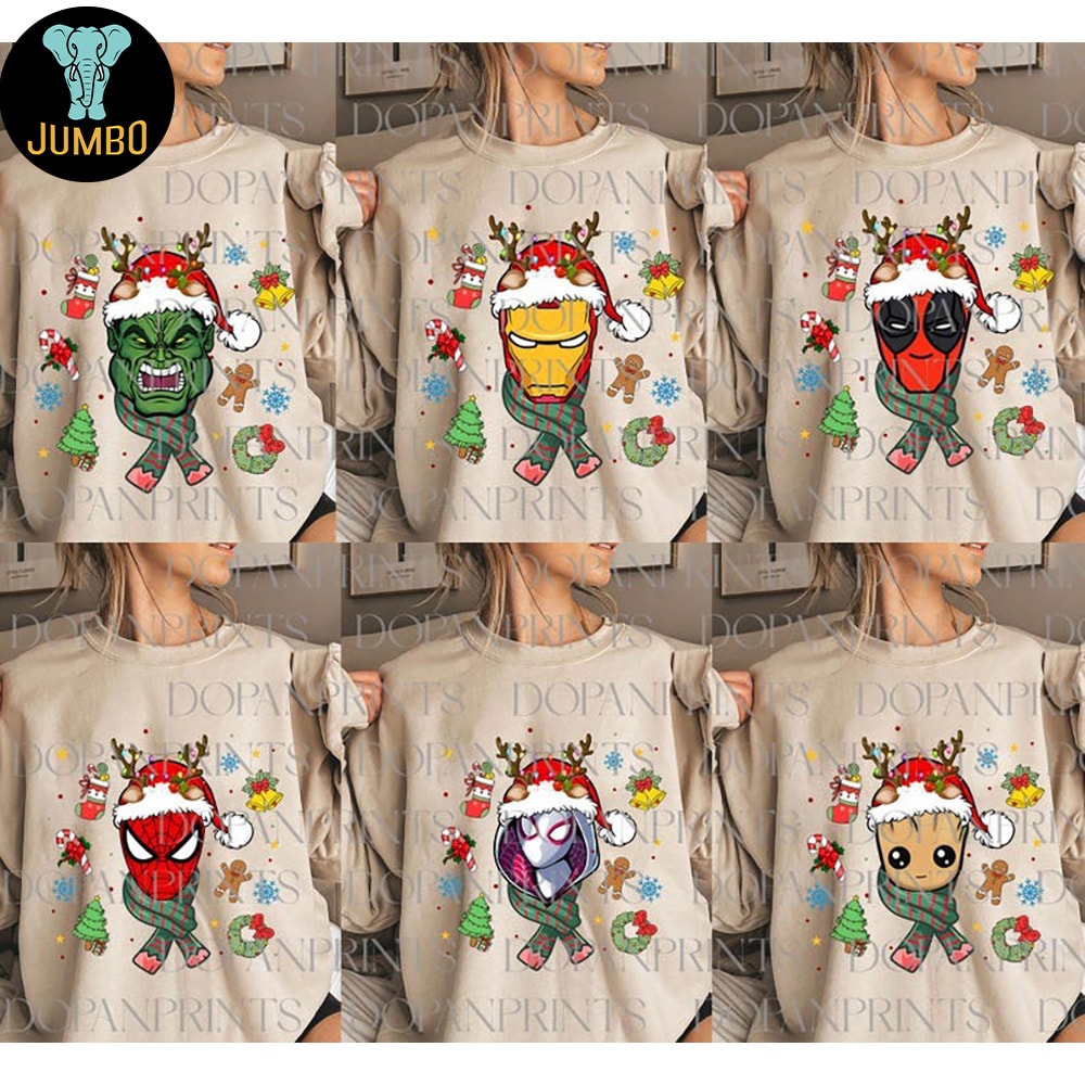 Characters Family Christmas Bundle Png 0