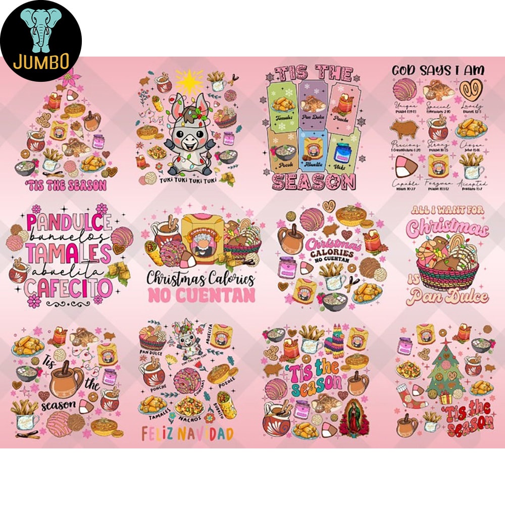 Designs Christmas Mexican Christmas Bundle Png 0
