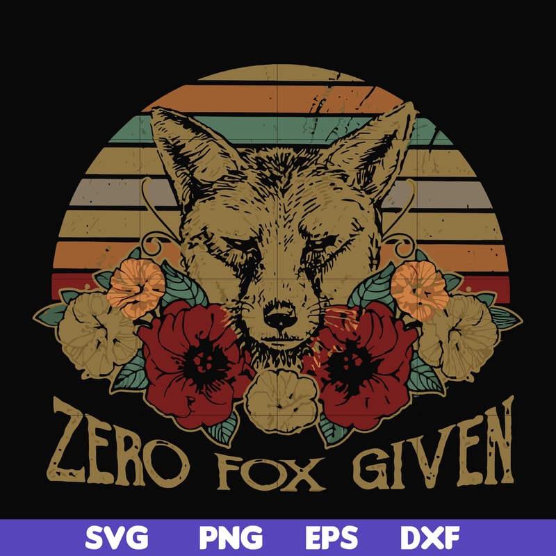 FN000349-Zero fox given svg, png, dxf, eps file FN000349.jpg