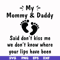 FN000461-My mommy & daddy said don't kiss me we don't know where your lips have been svg, png, dxf, eps file FN000461.jpg