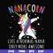 FN000805-Nanacorn like a normal nana only more awesome svg, png, dxf, eps file FN000805.jpg
