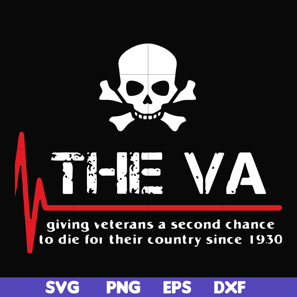 FN00093-The VA giving veterans a second chance svg, png, dxf, eps file FN00093.jpg