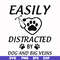 FN000958-Easily distracted by dog and big veins svg, png, dxf, eps file FN000958.jpg