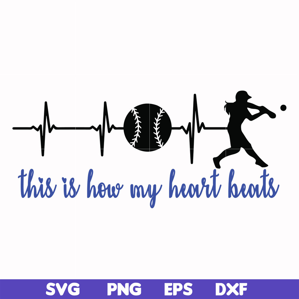 FN000985-This is how my heart beats svg, png, dxf, eps file FN000985.jpg