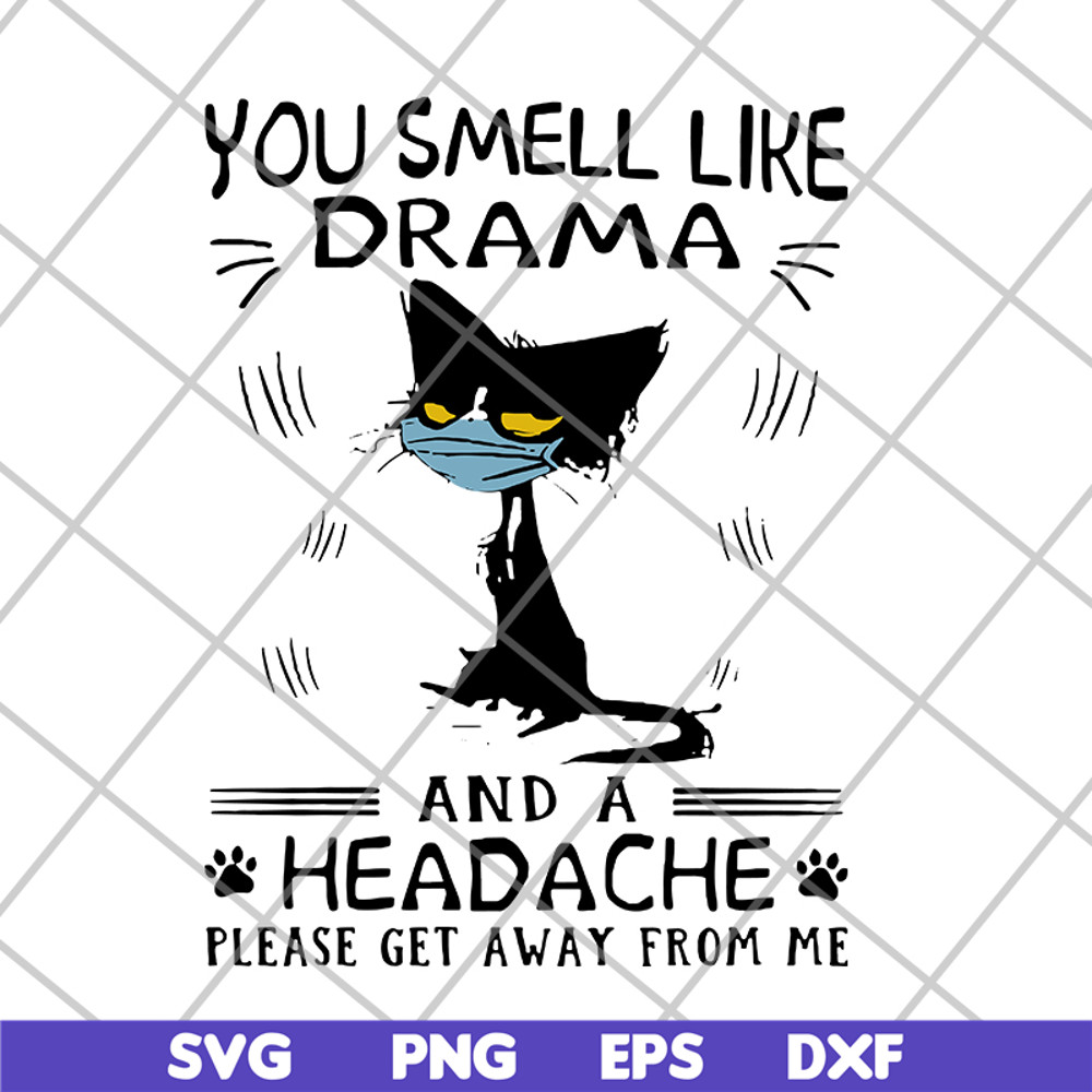 FN11062111-Black cat you smell svg, png, dxf, eps digital file FN11062111.jpg
