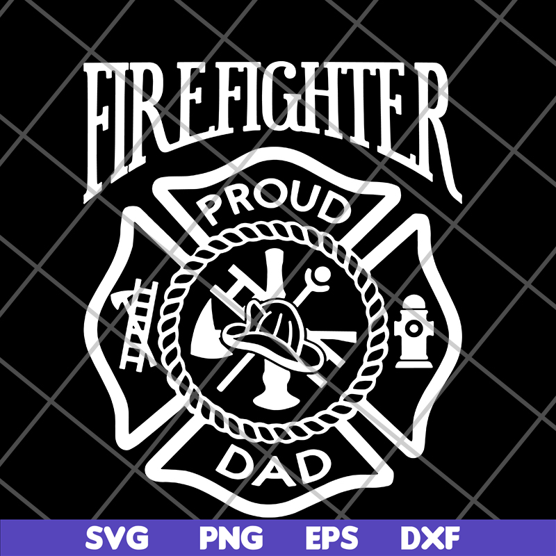 FTD03062105-Firefighter DAD svg, png, dxf, eps digital file FTD03062105.jpg