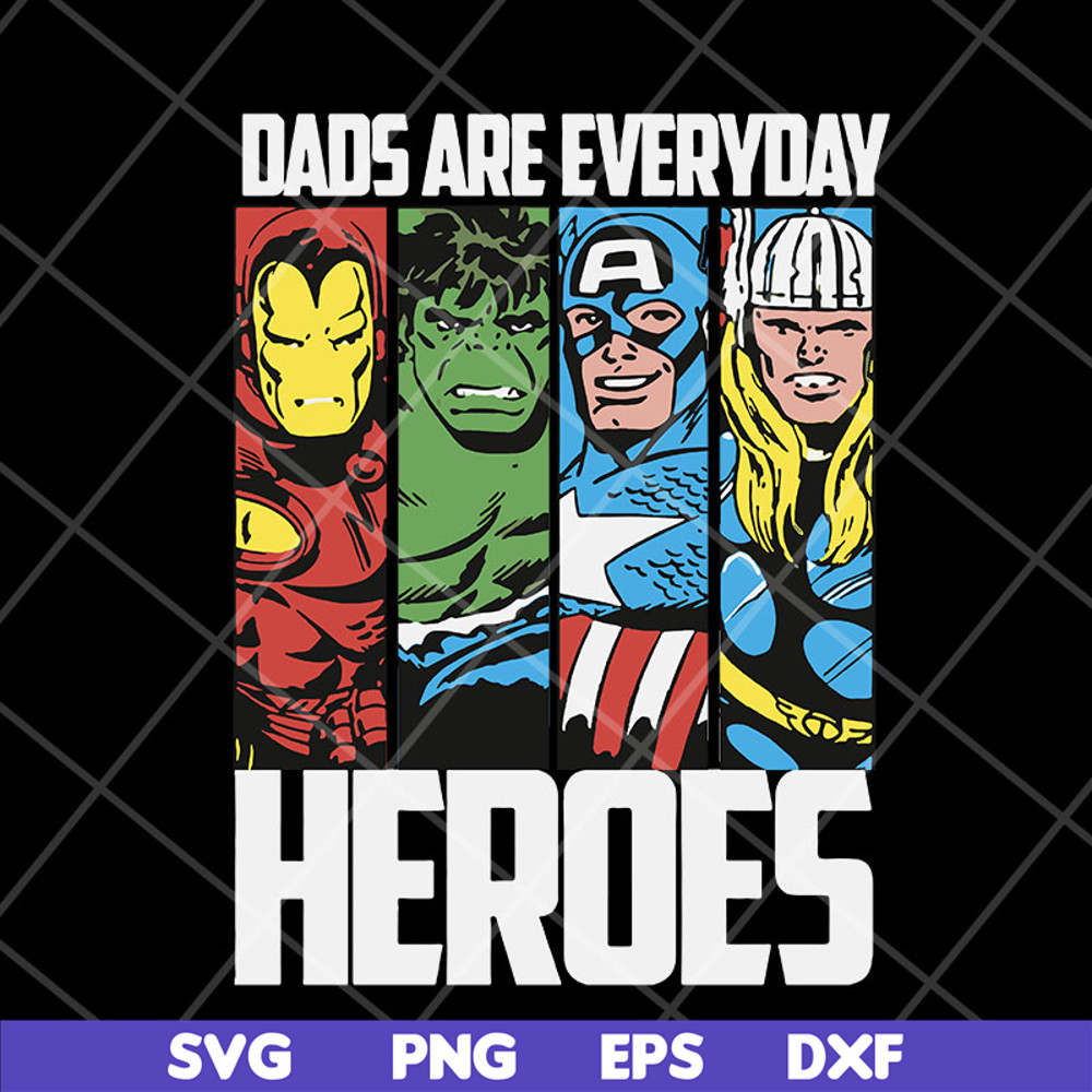 FTD29042102-Dad are everyday heroes svg, Fathers day svg, png, dxf, eps digital file FTD29042102.jpg