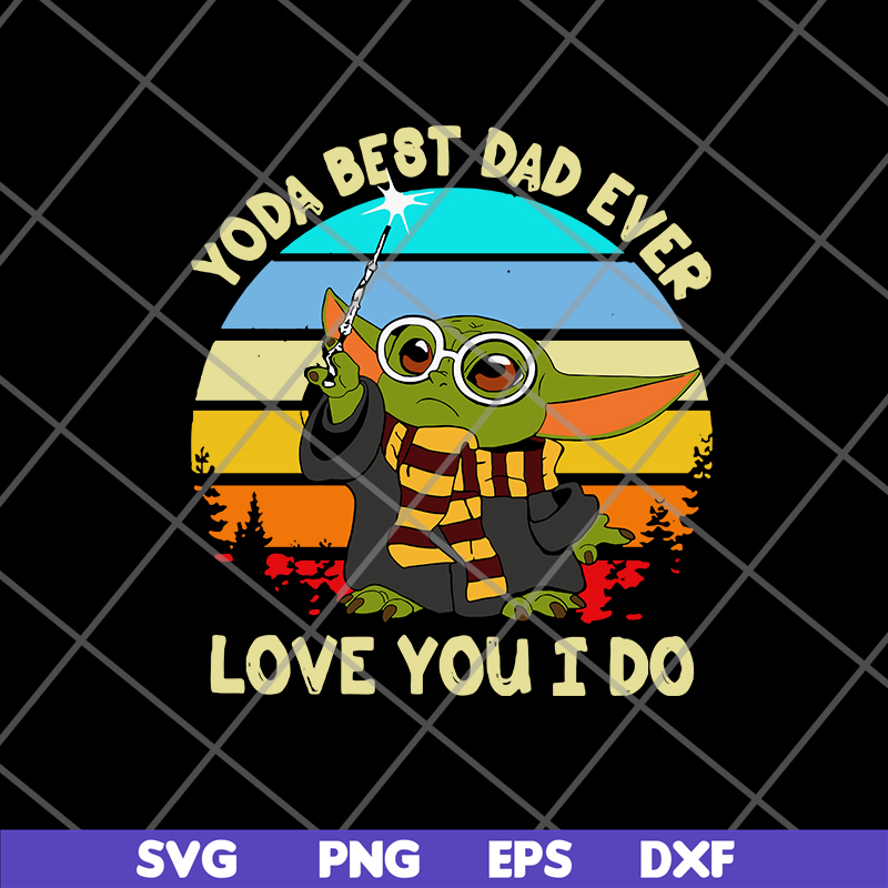 FTD29052138- Star wars baby yoda best dad ever svg, png, dxf, eps digital file FTD29052138.jpg