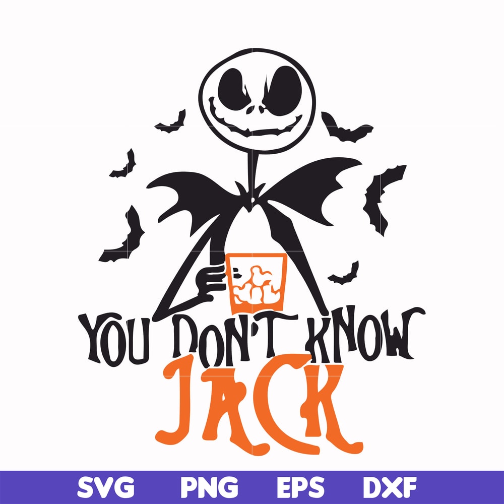 HLW0034-You don't know jack svg, halloween svg, png, dxf, eps digital file HLW0034.jpg