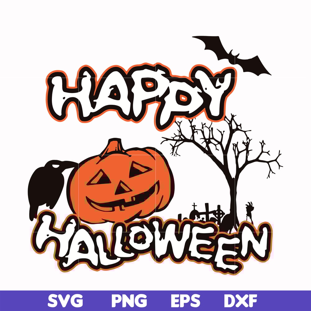 HLW0087-Happy halloween svg, png, dxf, eps digital file HLW0087.jpg