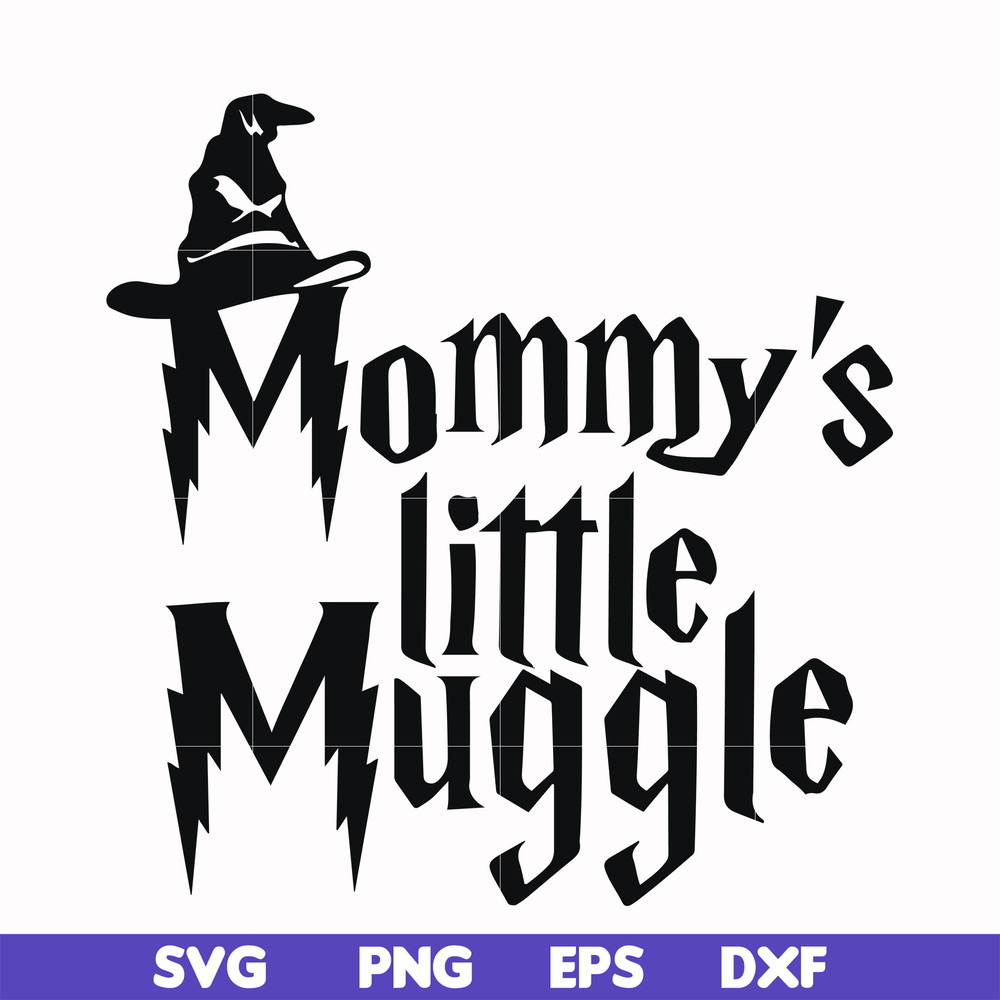 HRPT00013-Mommy's little muggle svg, png, dxf, eps file HRPT00013.jpg