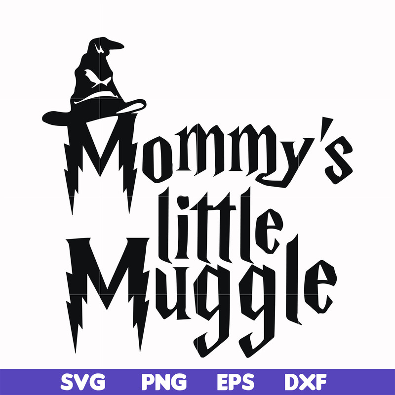 HRPT00013-Mommy's little muggle svg, png, dxf, eps file HRPT00013.jpg