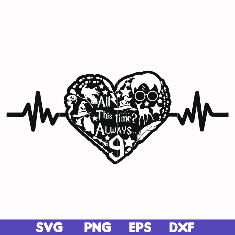 HRPT00036-All this time always svg, png, dxf, eps file HRPT00036.jpg