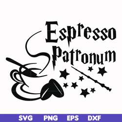 expresso patronum svg, png, dxf, eps file hrpt00041