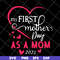 MTD15042118-My first mother's day as a mom 2021 svg, Mother's day svg, eps, png, dxf digital file MTD15042118.jpg