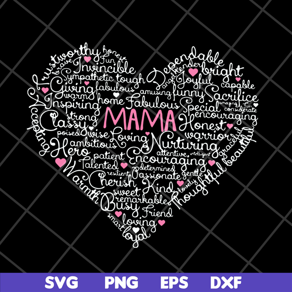 MTD16042149-Mama heart svg, Mother's day svg, eps, png, dxf digital file MTD16042149.jpg