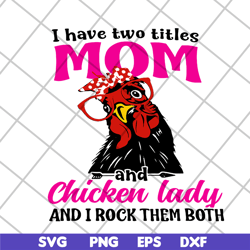 i have two titles mom svg, mother's day svg, eps, png, dxf digital file mtd1702117