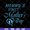 MTD20042101-Mommy is first mothers day svg, Mother's day svg, eps, png, dxf digital file MTD20042101.jpg