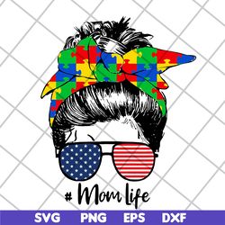 autism awareness mom life women mothers day 2021 svg, mother's day svg, eps, png, dxf digital file mtd20042102