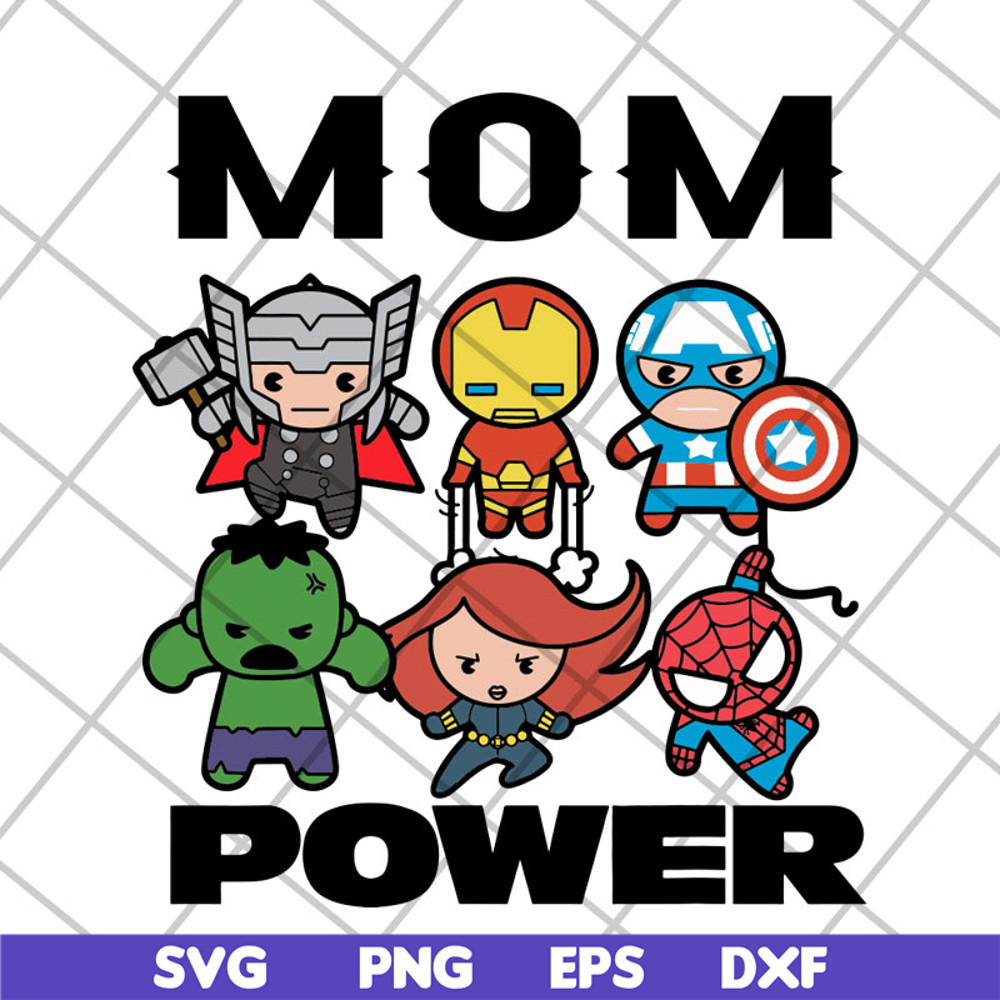MTD22042128-Mom power svg, Mother's day svg, eps, png, dxf digital file MTD22042128.jpg