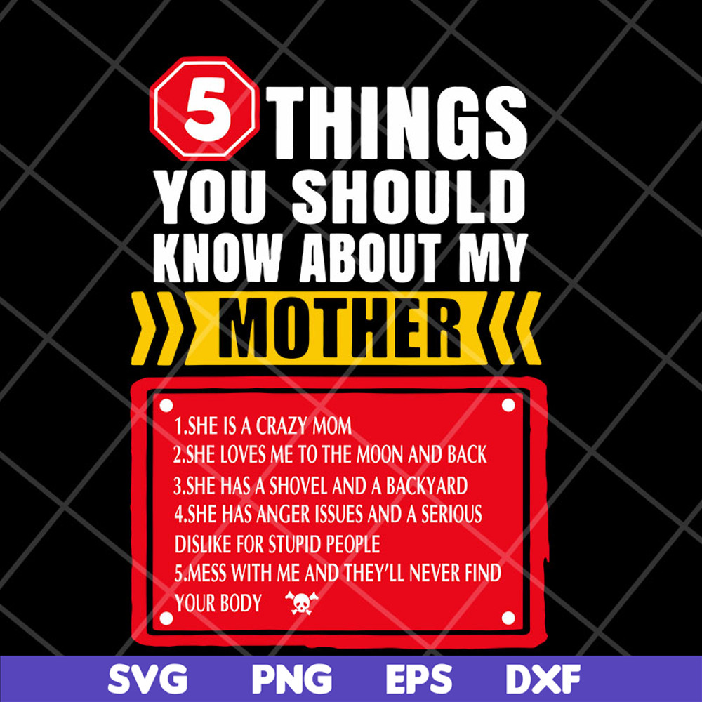 MTD23042103-5 Thing You Should Know Funny Loving Unique Mother’s Day svg, Mother's day svg, eps, png, dxf digital file MTD23042103.jpg