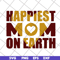 MTD23042138-Happiest mom on earth svg, Mother's day svg, eps, png, dxf digital file MTD23042138.jpg