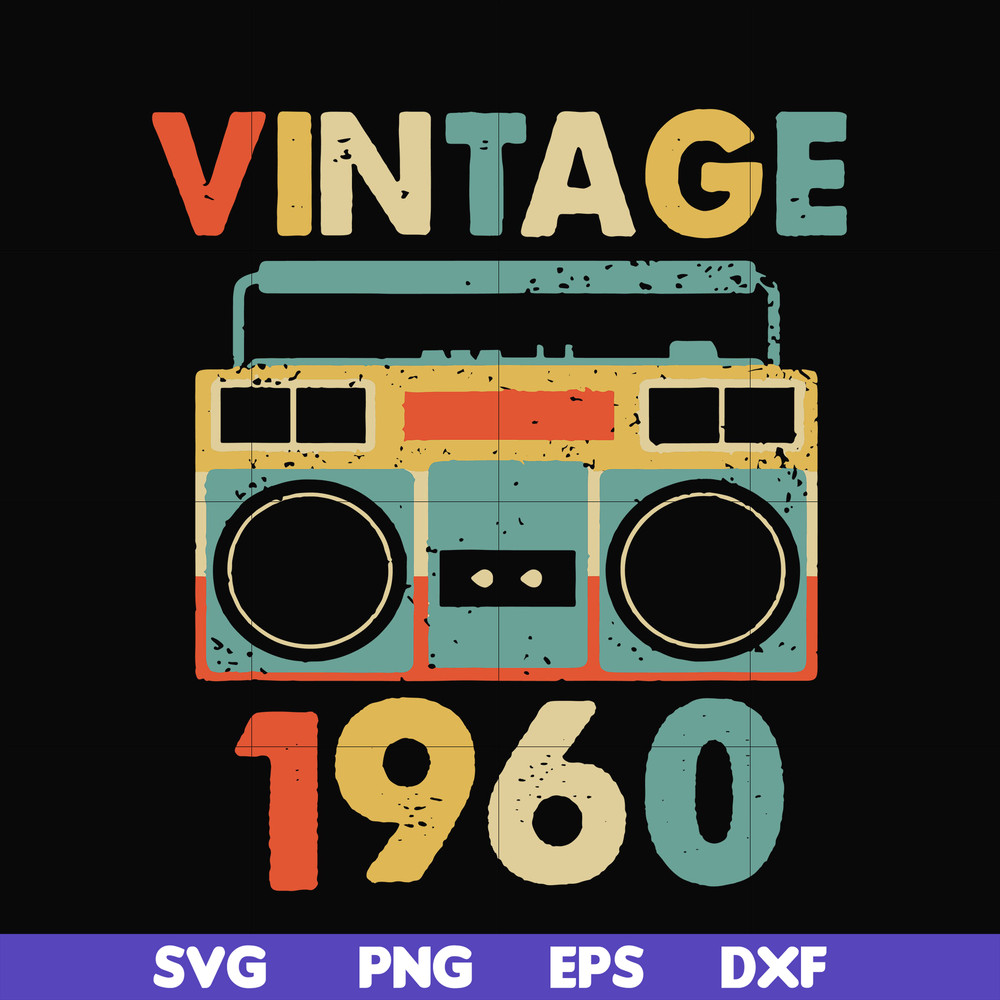 NBD0002-Vintage November 1960 svg, png, dxf, eps digital file NBD0002.jpg