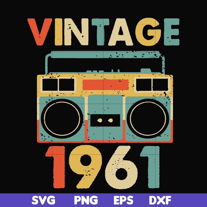 NBD0003-Vintage November 1961 svg, png, dxf, eps digital file NBD0003.jpg