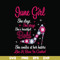 BD0043-June girl she slays, she prays she's beautiful bold she smiles at her haters like a boss in control svg, birthday svg, png, dxf, eps digital file BD0043.