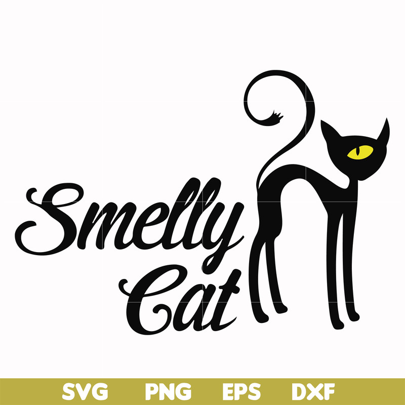 FN0001004-Smelly cat svg, png, dxf, eps file FN0001004.jpg