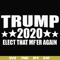 FN00025-Trump 2020 elect that mf'er again svg, png, dxf, eps file FN00025.jpg