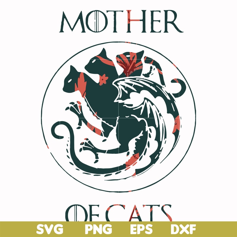 FN000410-Mother of cats svg, png, dxf, eps file FN000410.jpg