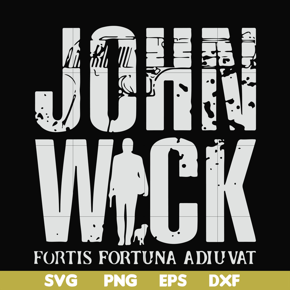 FN000771-John wick svg, png, dxf, eps file FN000771.jpg
