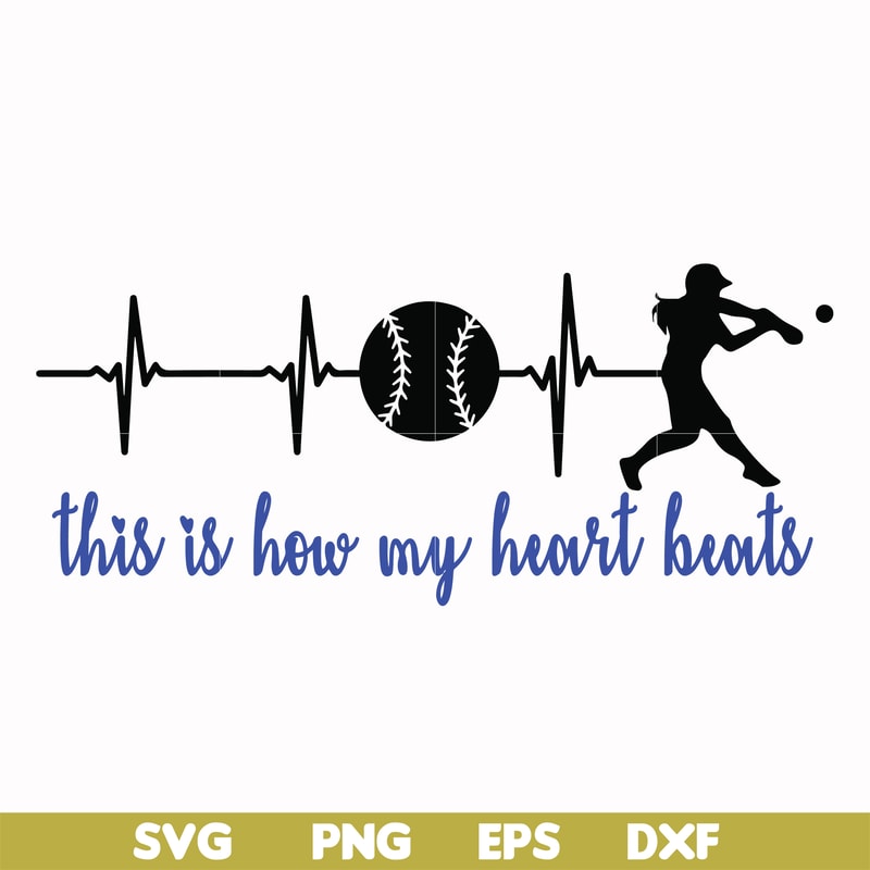 FN000985-This is how my heart beats svg, png, dxf, eps file FN000985.jpg