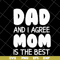 FTD04052101-Dad and i agree mom is the best svg, Fathers day svg, png, dxf, eps digital file FTD04052101.jpg