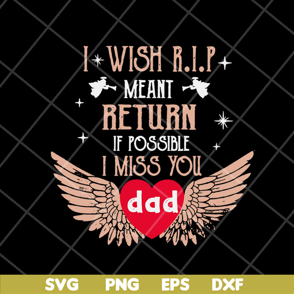 FTD07052106-i wish rip svg, png, dxf, eps digital file FTD07052106.jpg