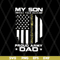 FTD08062118-My Son Has Your Back Proud Army Dad American Flag svg, png, dxf, eps digital file FTD08062118.jpg