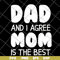 FTD09062104-Dad And I Agree Mom Is The Best – Happy Father’s Day 2021 svg, png, dxf, eps digital file FTD09062104.jpg