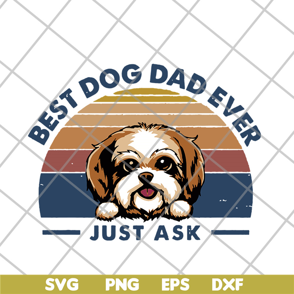 FTD10062105-Best Dog Dad Mom Peeking Dog Retro svg, png, dxf, eps digital file FTD10062105.jpg