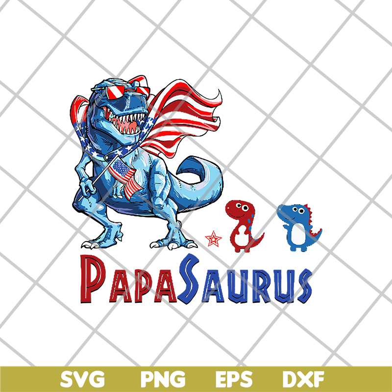 FTD24052101-Papa Saurus With Grandkids svg, png, dxf, eps digital file FTD24052101.jpg