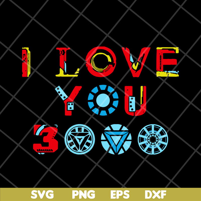 FTD29042109-I love you 3000 svg, Fathers day svg, png, dxf, eps digital file FTD29042109.jpg